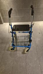 Blauwe rollator te koop, Diversen, Rollators, Ophalen, Zo goed als nieuw