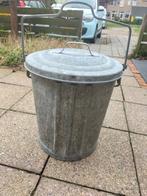 Oude verzinkte vuilnisbak., Ophalen of Verzenden, Gebruikt, Minder dan 50 cm