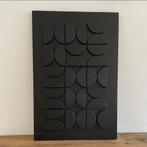 Wanddecoratie van hout met 30 halve cirkels - handmade, Ophalen of Verzenden, Nieuw