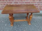 Vintage houten salontafel met mooie poten, Ophalen, Gebruikt, 50 tot 100 cm, 50 tot 75 cm