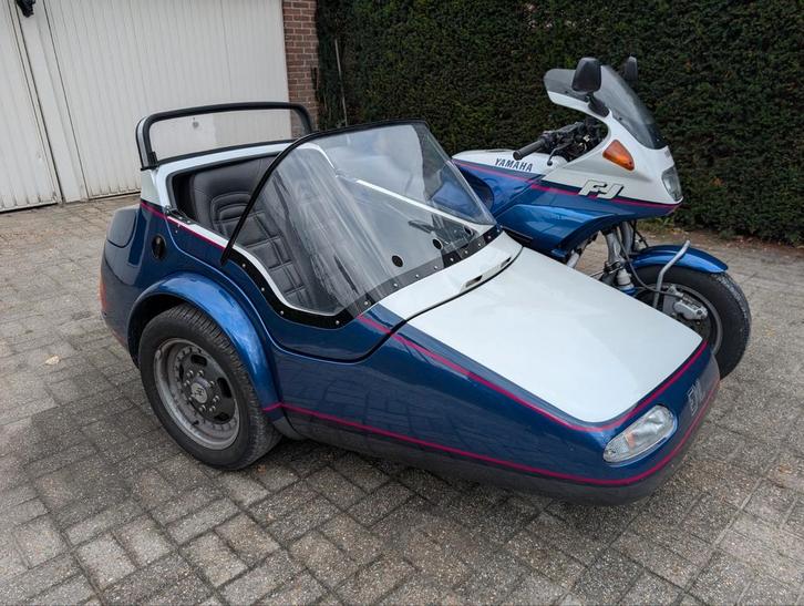 Jamaha FJ1200 met zijspan GT2000 bak EML UNIEK!!, Motoren, Motoren | Zijspanmotoren, Ophalen