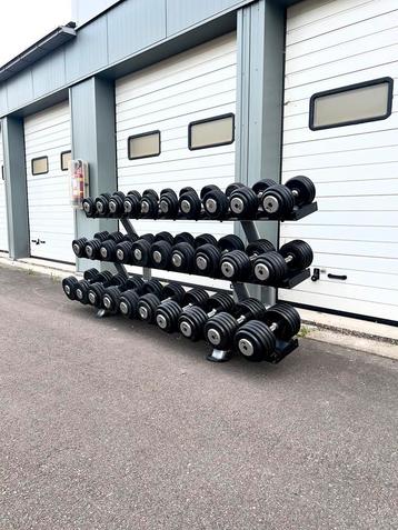 Dumbells Fitness LifeMaxx t/m 40kg + Dumbell Rek beschikbaar voor biedingen