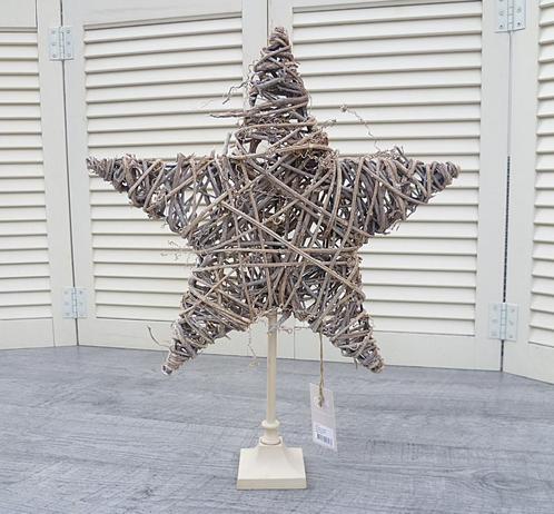 rotan ster 'Dijk Natural Collections' + metalen standaard..., Huis en Inrichting, Woonaccessoires | Overige, Nieuw, Verzenden