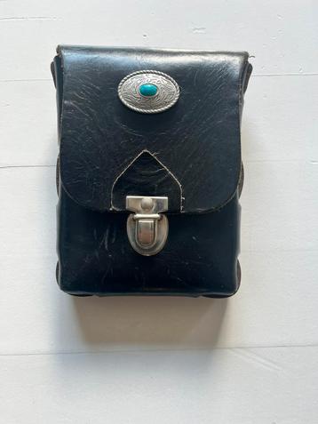 Leren (motor) tasje voor aan je riem €25! beschikbaar voor biedingen