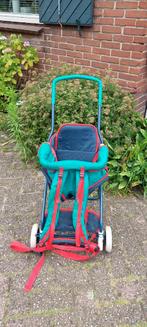 Vintage babydrager draagstoel met wieltjes rugtas rugdrager, Ophalen, Gebruikt, Rug, Overige typen