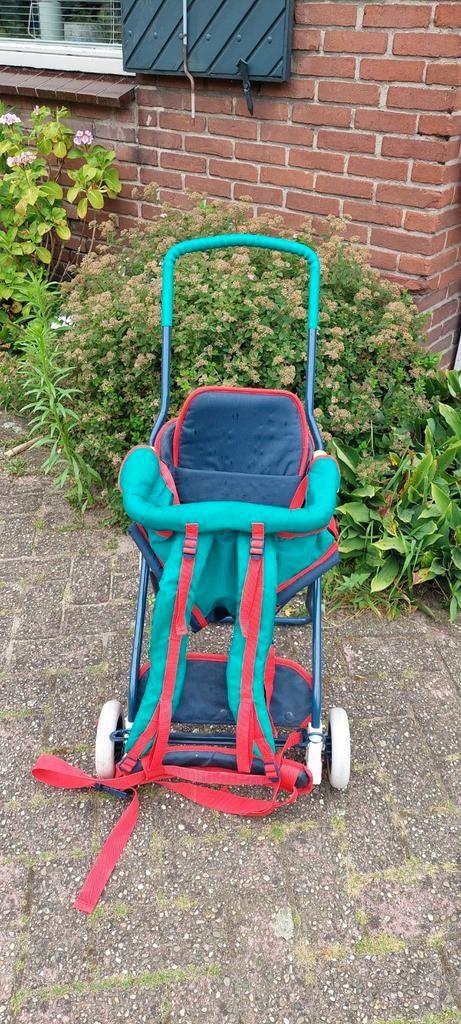 Vintage babydrager draagstoel met wieltjes rugtas rugdrager, Kinderen en Baby's, Babydragers en Draagdoeken, Gebruikt, Overige typen