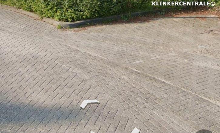 ROOIKORTING 400m2 heide grijs betonklinkers keiform bkk bss, Tuin en Terras, Tegels en Klinkers, Gebruikt, Klinkers, Beton, 10 m² of meer