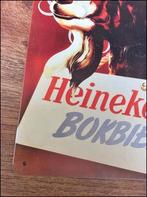 HEINEKEN Bokbier Metalen Bar Reclamebord Wandbord, Ophalen of Verzenden, Nieuw, Reclamebord, Plaat of Schild, Heineken