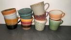 Negen cappuccino mokken hkliving hk living zgan, Ophalen, Keramiek, Zo goed als nieuw, Overige stijlen
