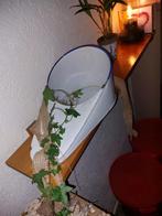 Vintage Emaille Plantenbak, Ophalen, Gebruikt, Balkon, Metaal