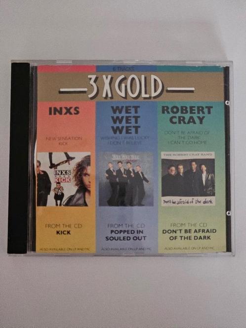 CD: 3x Gold: INXS - Wet Wet Wet - The Robert Cray Band, Cd's en Dvd's, Cd's | Pop, Gebruikt, 1980 tot 2000, Verzenden