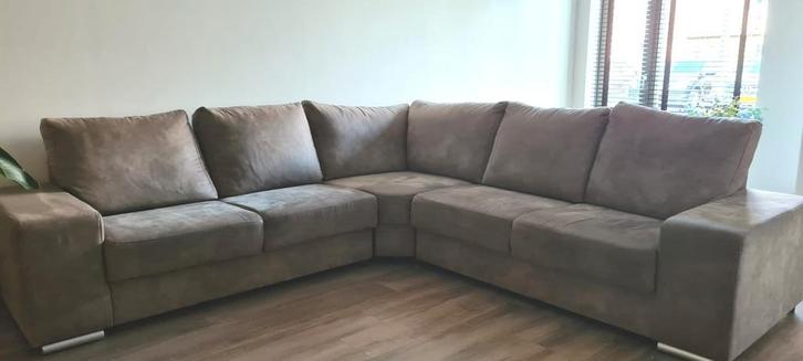 Hoekbank, Huis en Inrichting, Banken | Bankstellen, Gebruikt, Hoekbank, Vierpersoons of meer, 250 tot 300 cm, 75 tot 100 cm, Ophalen