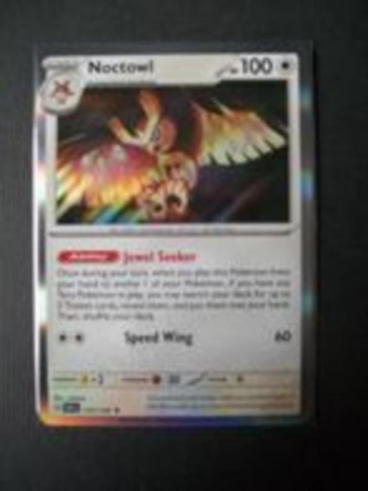 4367 Nieuwe Pokemon Kaart holo rare NOCTOWL HP 100 (115/142), Hobby en Vrije tijd, Verzamelkaartspellen | Pokémon, Nieuw, Losse kaart