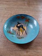 koper emaille schaaltje / vide pochtmet hert, Antiek en Kunst, Antiek | Koper en Brons, Ophalen of Verzenden