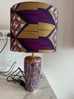Lampenkap paars goud glitter, Ophalen of Verzenden, Zo goed als nieuw, Rond, 25 tot 50 cm