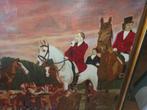 Schilderij Jachttafereel - 160x110 cm, Ophalen
