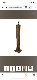 Teakhouten staande lamp vloer lamp, Ophalen, Gebruikt, 100 tot 150 cm, Vintage