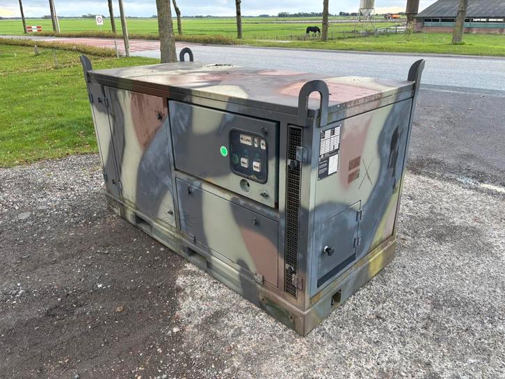 20 KVA aggregaat 230/400 Volt Hatz silent diesel generator, Doe-het-zelf en Verbouw, Aggregaten, Gebruikt, Dieselolie, 10 tot 30 kVA