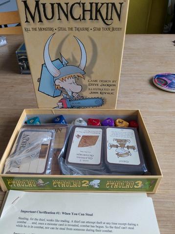 Munchkin sjgames  beschikbaar voor biedingen