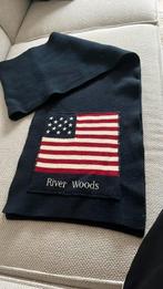 Riverwoodssjaal donkerblauw, Ophalen of Verzenden, Zo goed als nieuw, Overige maten, Sjaal