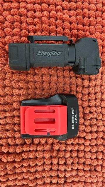 2 compacte LED campinglampen – Klarus HC3 & Energizer magnet beschikbaar voor biedingen
