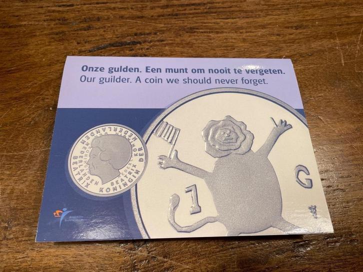 De Laatste Gulden 2001, Postzegels en Munten, Munten en Bankbiljetten | Verzamelingen, Munten, Nederland, Ophalen of Verzenden