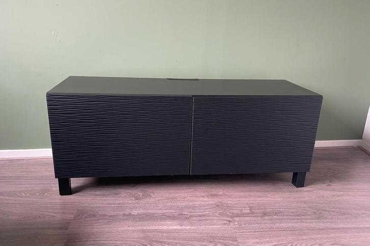 Ikea Besta TV meubel, Huis en Inrichting, Kasten | Dressoirs, Gebruikt, 100 tot 150 cm, 25 tot 50 cm, Ophalen