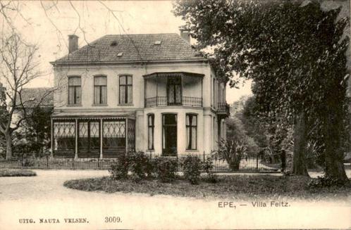 Epe - Villa Feitz, Verzamelen, Ansichtkaarten | Nederland, Gelopen, Gelderland, Voor 1920, Ophalen of Verzenden