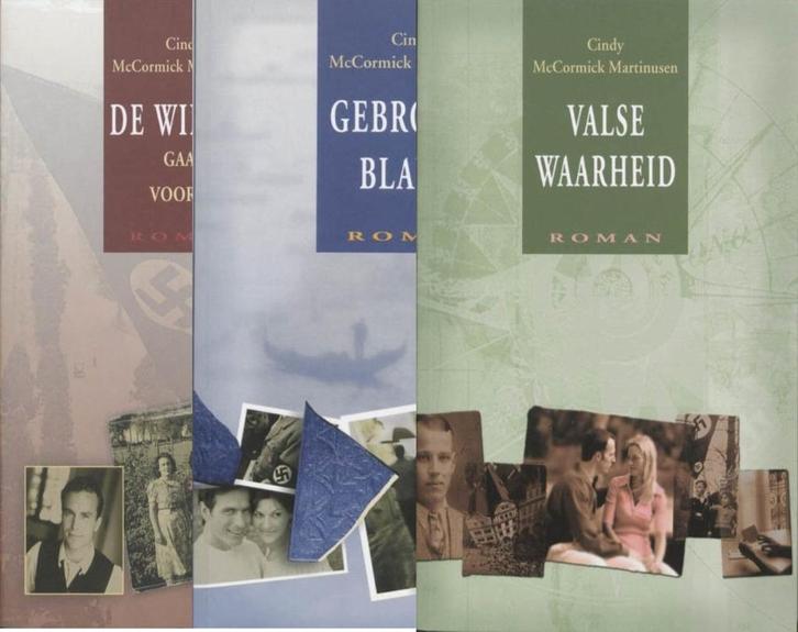 roman trilogie cindy McGormick Martinussen WOII christelijk, Boeken, Romans, Gelezen, Ophalen of Verzenden