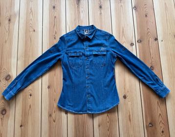 G-star Blouse - Blauw Denim - maat Medium / maat 38 beschikbaar voor biedingen