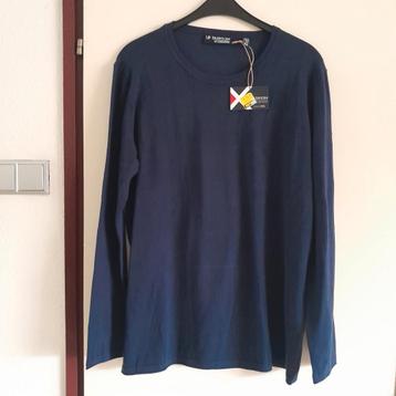 Nieuwe blauwe trui met ronde hals XXL beschikbaar voor biedingen