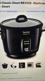 Tefal Rijstkoker classic zwart 6 kops + stoommand RK1028, Witgoed en Apparatuur, Rijstkokers, Nieuw, Ophalen of Verzenden