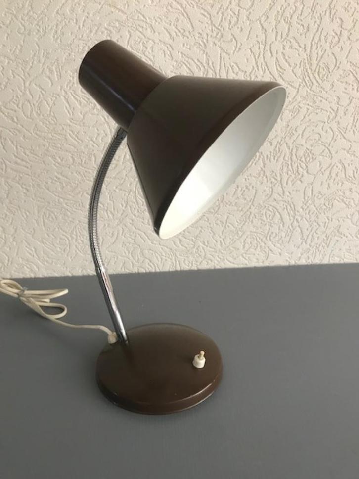 Retro Bureau / Tafellamp jaren '60/'70, Huis en Inrichting, Lampen | Tafellampen, Gebruikt, Minder dan 50 cm, Ophalen of Verzenden