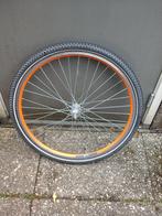 wiel 26 inch voorwiel 26 inch met band, Fietsen en Brommers, Fietsonderdelen, Ophalen of Verzenden, Gebruikt, Algemeen, Band