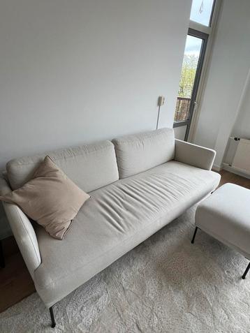 Westwing Sofa Fluente - 3 seater wit / Elegant couch