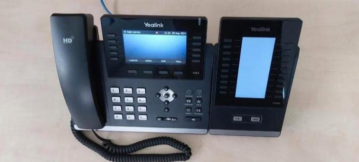 Yealink T46S met EXP40 uitbreidingsmodule, Telecommunicatie, Datacommunicatie en VoIP, Ophalen of Verzenden