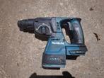 Makita klopboormachine DHR242, Doe-het-zelf en Verbouw, Gereedschap | Boormachines, Ophalen of Verzenden, Zo goed als nieuw, Boor- en/of Breekhamer