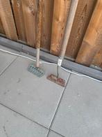 Hark en schoffel met lange steel, Tuin en Terras, Ophalen, Gebruikt, Hark