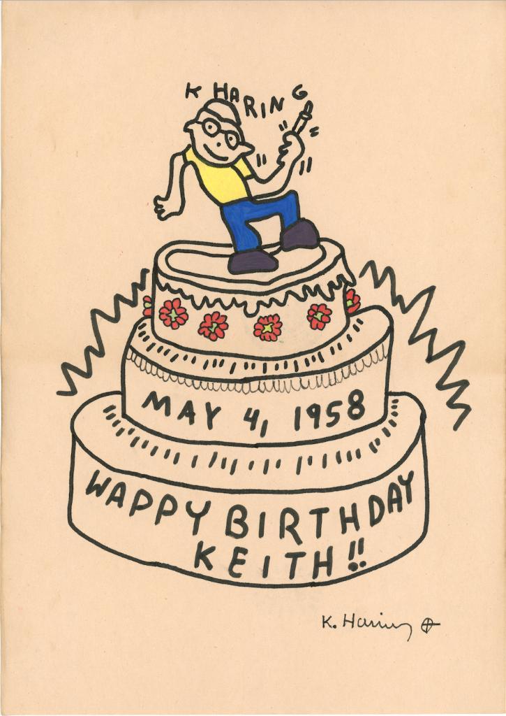 Keith Haring Artwork, Antiek en Kunst, Kunst | Schilderijen | Modern, Ophalen of Verzenden