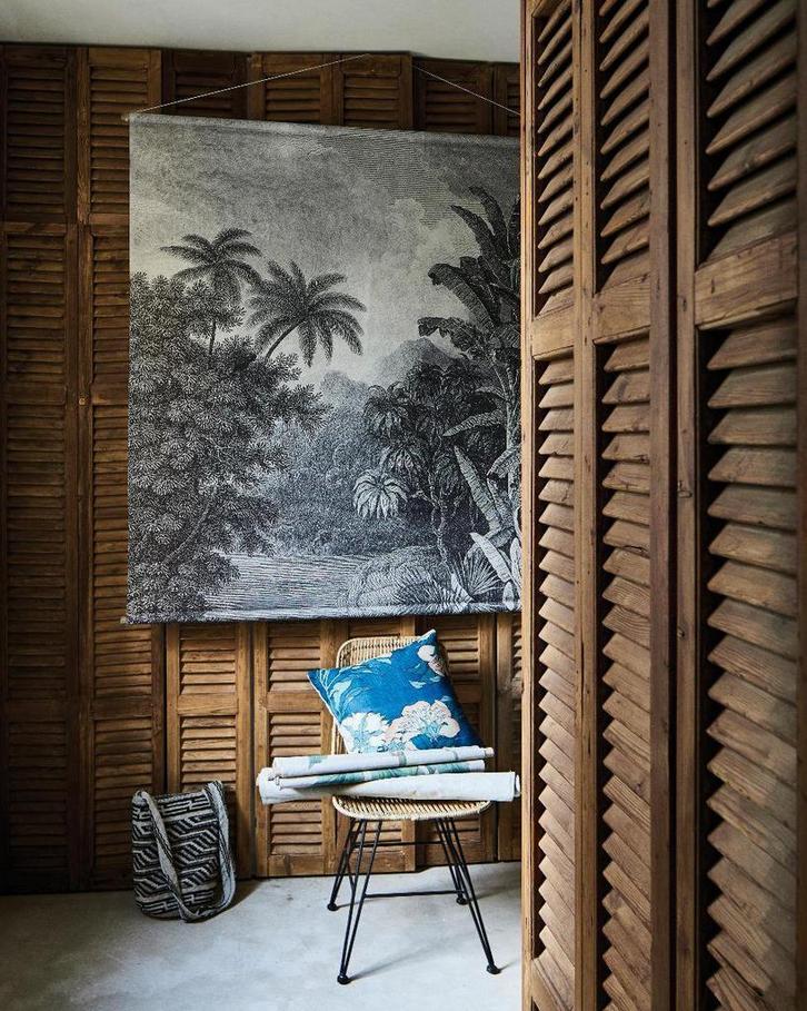HK Living Jungle Wandkleed XXL - 154x154cm, Huis en Inrichting, Woonaccessoires | Wanddecoraties, Zo goed als nieuw, Ophalen