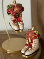 Kerstbal ornament kerst schaatsen met kerstster goodwill, Diversen, Kerst, Ophalen of Verzenden