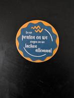 Viltje Praten, Zingen en Lachen, Ophalen of Verzenden, Zo goed als nieuw, Viltje(s), Overige merken