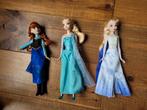 Frozen Barbie Poppen - Anna & Elsa - ZGAN, Ophalen of Verzenden, Zo goed als nieuw, Barbie