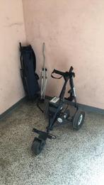 Electrische golfkar van PowaCaddy met bijbehorende tas, Sport en Fitness, Golf, Ophalen, Zo goed als nieuw, Golfkar, Overige merken