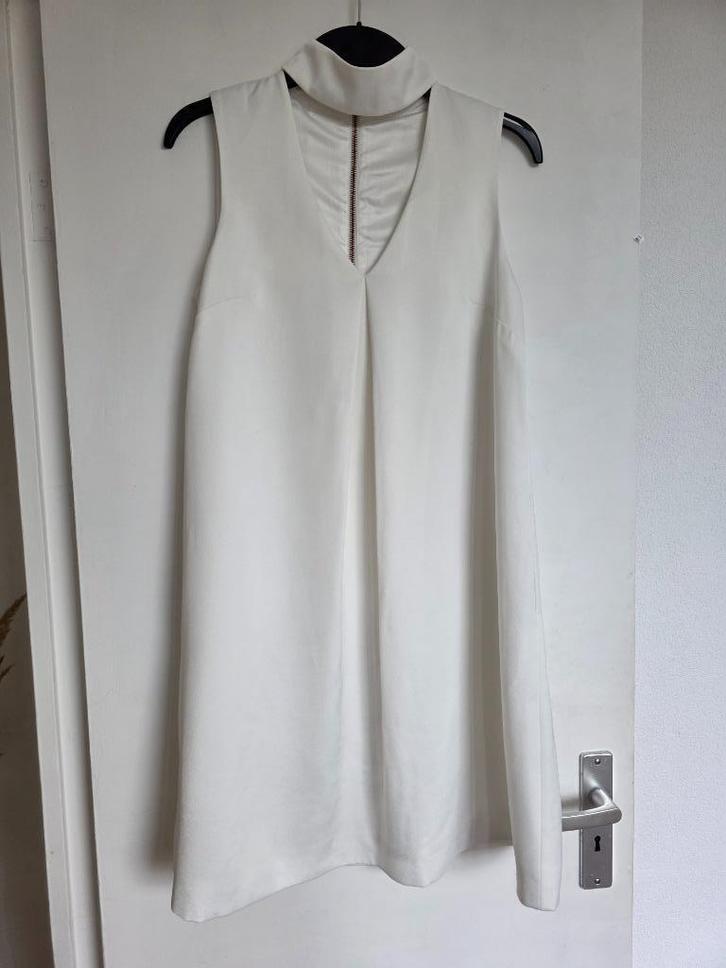 Ted Baker jurk, S/M, sgan (ook Sandro, Maje, Jarome, Zara), Kleding | Dames, Jurken, Zo goed als nieuw, Maat 36 (S), Wit, Boven de knie