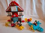 Duplo 10889 Mickey Mouse Vakantiehuis compleet met boekje, Ophalen of Verzenden, Zo goed als nieuw, Duplo
