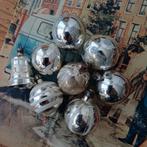 Oude glazen feathertree kerstballen, Ophalen of Verzenden, Gebruikt