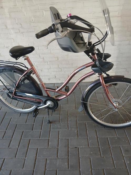 Moederfiets sparta met voorzitje, Fietsen en Brommers, Fietsen | Dames | Moederfietsen, Zo goed als nieuw, Overige merken, 56 cm of meer