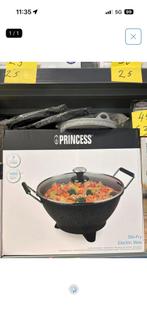 Electrich wokpan, Huis en Inrichting, Keuken | Potten en Pannen, Verzenden, Zo goed als nieuw, Wok