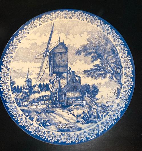 Delfts Blauw wandbord ‘De Zomer’, Antiek en Kunst, Antiek | Wandborden en Tegels, Verzenden
